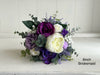 Purple, lilac and ivory wedding flowers *updated design