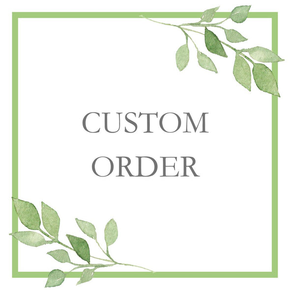 Nicola's custom order