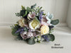 Lavender, dusty lilac and cream wedding flowers