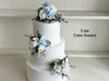 Elegant pale blue and dusky blue artificial wedding flowers