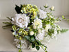 White and green faux flower arrangement *Vase not included