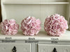 Pale pink peonies artificial wedding flowers.