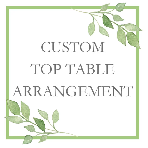 Hannah's top table arrangement