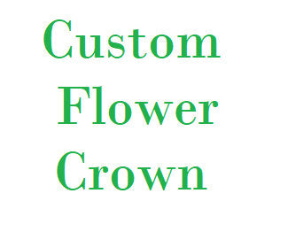 Custom flower crown. Custom hair flowers